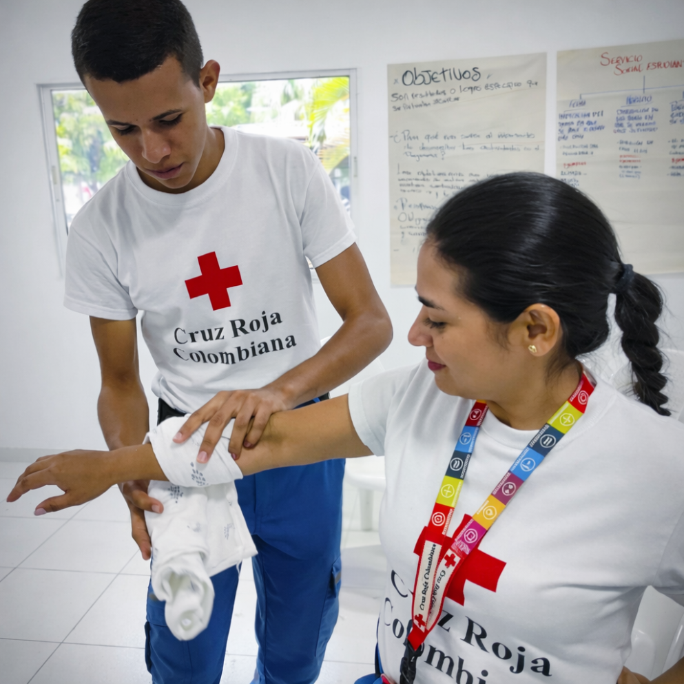 Primeros auxilios Cruz Roja magdalena